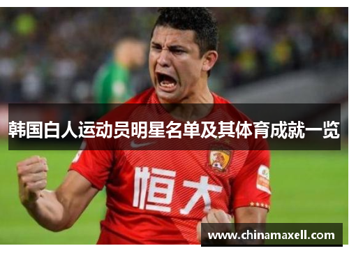 韩国白人运动员明星名单及其体育成就一览